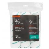 1 LOT OF (4) 9 IN.X 3/8 IN.MICROFIBER PAINT ROLLER