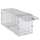LIVE ANIMAL CAGE TRAP, 42 IN. X 16 IN. X 18 IN. GA