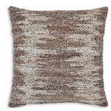 NEALTON BROWN/WHITE ABSTRACT POLYESTER 22 IN. L X