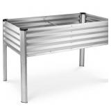 48 IN. X 24 IN. X 32 IN. DARK GRAY METAL RAISED GA