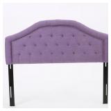 $148 FLORENCE LIGHT PURPLE FABRIC QUEEN/FULL HEADB