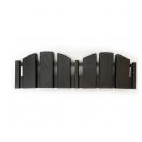 1 LOT (2) 10 FT. L X 4.5 H BLACK DECORATIVE ADIRON