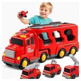 BENNOL FIRE TRUCK TOY SET FOR KIDS TODDLERS AGES 3