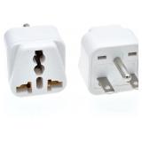 TOPTEKITS WHITE NEMA 6-15P UNIVERSAL PLUG ADAPTER