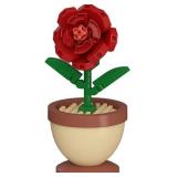 RED ROSES MINI FLOWER BONSAI DIY POTTED PLANT BUIL