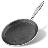 DCIGNA NONSTICK CREPE PAN, 11INCH STAINLESS STEEL