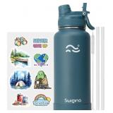 SWIGINA INSULATED WATER BOTTLE WITH SILICONE BOOT
