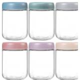 NETANY 6-PACK 16 OZ OVERNIGHT OATS CONTAINERS WITH