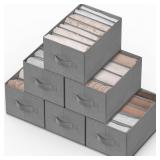 CRIUSIA 6 PACK LARGE CLOTHES ORGANIZER, WARDROBE C