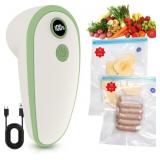 HANDHELD VACUUM SEALER FOR FOOD WITH 20 REUSABLE B