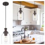ZEYU 1-LIGHT PENDANT LIGHT FIXTURES FOR KITCHEN BE