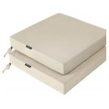 FAVOYARD PATIO CHAIR CUSHIONS 18.5 X 16 X 3 INCH W