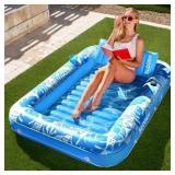 SLOOSH INFLATABLE TANNING POOL SUNTAN LOUNGE LOUNG