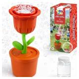 TOY LIFE ROSE BUBBLE MACHINE WITH LED LIGHTS & MUS