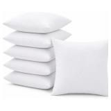 16 X 16 INCH THROW PILLOW INSERTS ? SET OF 6 SQUAR