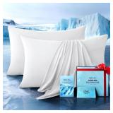ULTRA-CHILL COOLING PILLOWCASE SET OF 2 FOR HOT SL
