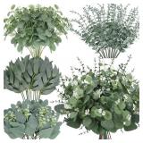 PALONU 150 PCS 4 KINDS MIXED ARTIFICIAL EUCALYPTUS