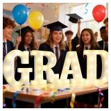 POOQLA GRADUATION DECORATIONS, MARQUEE LETTERS GRA