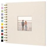 8"X8" SCRAPBOOK PHOTO ALBUM LINEN COVER 20 SHEETS