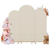 ARCH COVERS, OFF-WHITE ARCH BACKDROP COVER SET OF