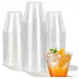N9R 100 PCS 9 OZ CLEAR PLASTIC CUPS DISPOSABLE, CO