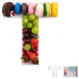 11" CLEAR ACRYLIC LETTER & NUMBER CHARCUTERIE TRAY
