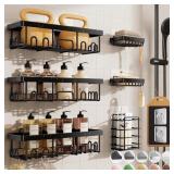 VEKEN SHOWER CADDY 6-PACK, BATHROOM ORGANIZERS AND
