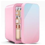 BEICHEN MINI FRIDGE, 6 LITER/8 CAN SKINCARE FRIDGE