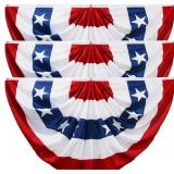 HOOSUN 4TH OF JULY DECORATIONS,AMERICAN FLAG BUNTI