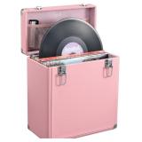 HODODOU VINYL RECORD STORAGE BOX WITH LOCK RECORD