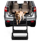 DOG STAIRS FOR CAR - FOLDABLE DOG RAMPS FOR LARGE
