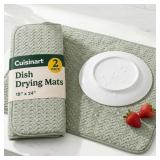 CUISINART DISH DRYING MAT FOR KITCHEN COUNTER, 2-P