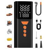 TIRE INFLATOR PORTABLE AIR COMPRESSOR,BIKE PUMP WI