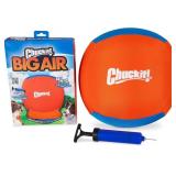 CHUCKIT! BIG AIR FETCH BALL DOG TOY (14 INCH) HERD