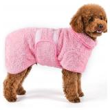 BIENBEE DOG BATHROBE, SUPER ABSORBENT FOR SMALL TO