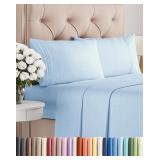 KING SIZE 4 PIECE SHEET SET - BREATHABLE & COOLING