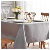 MAXMILL JACQUARD TABLECLOTH SWIRL DESIGN WATER RES