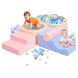 6-PIECE SOFT PLAY SET, BABY CLIMBING BLOCKS, CLIMB