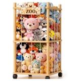STUFFED ANIMAL ZOO STORAGE ORGANIZER, LARGE PLUSH