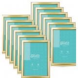 LAVIE HOME 5X7 PICTURE FRAMES (12 PACK, GOLD) SIMP