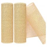 2 PACK DECO MESH 10 INCH X 30 FEET DECOR MESH RIBB
