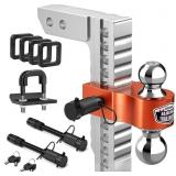 $130 KOHREE 10" ADJUSTABLE TRAILER HITCH WITH ANTI