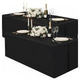 HOMING 2 PACKS RECTANGLE FITTED TABLECLOTH, 6 FOOT