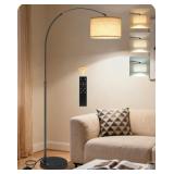 75" ARC FLOOR LAMP WITH MARBLE BASE AND ADJUSTABLE