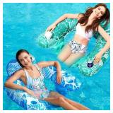 JASONWELL INFLATABLE POOL FLOAT CHAIR - 2PACK POOL