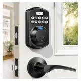 VEISE KS02B FINGERPRINT DOOR LOCK WITH 2 LEVER HAN