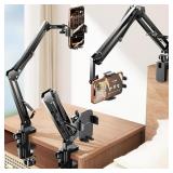 LISEN GOOSENECK PHONE HOLDER FOR BED DESK 3RD UPGR