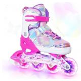 NATTORK GIRLS INLINE SKATES FOR KIDS BOYS, 4 SIZES
