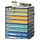 SUBEKYU 9 TIER PAPER ORGANIZER FOR DESK - BLACK ME