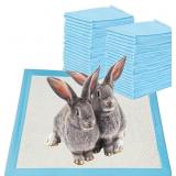 FHINY 50 PCS RABBIT PEE PADS 18" X 24" THICKEN BUN